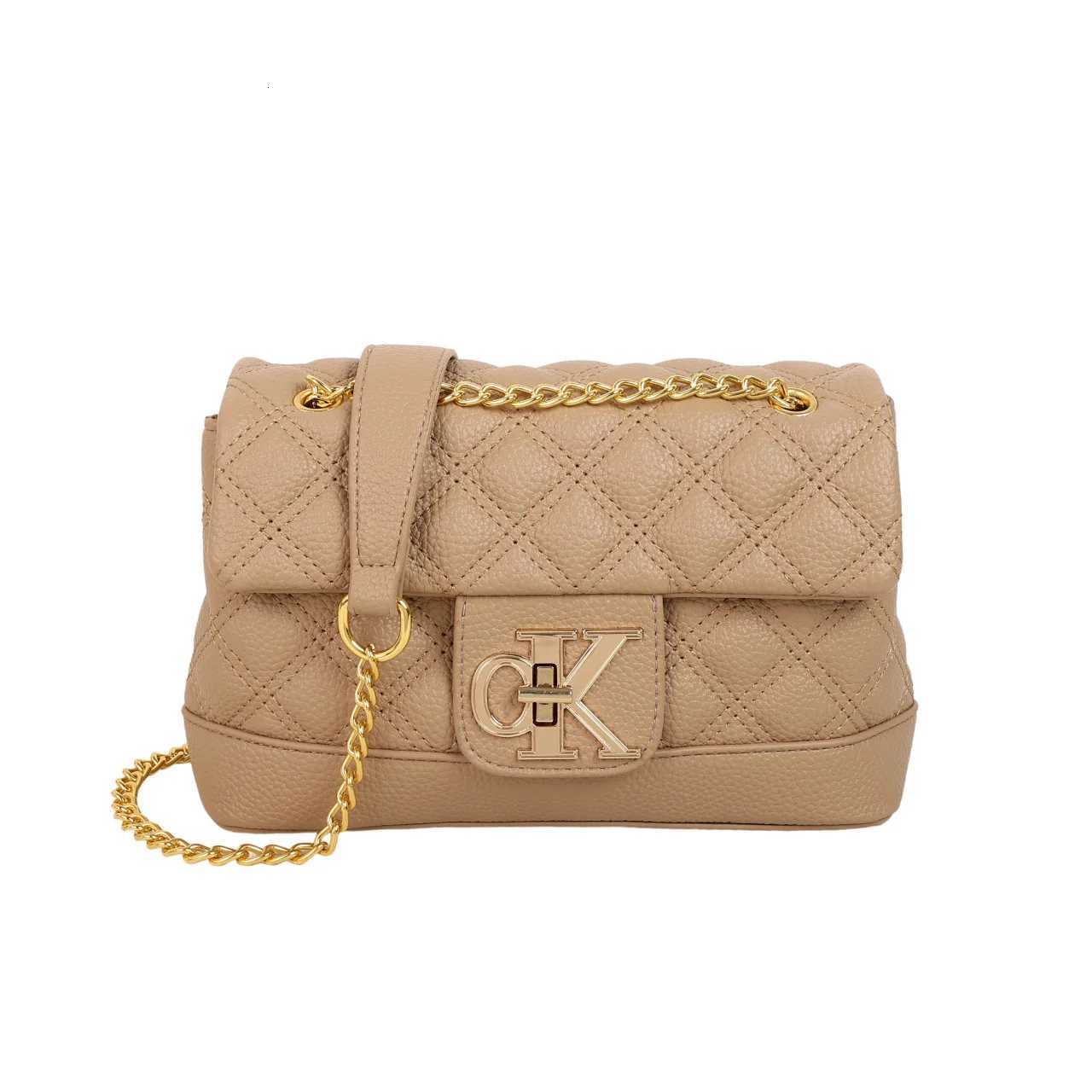 2025 Quilted Chain Strap Bag for Women Embroidered Shoulder Purse Adjustable Crossbody Strap Niche Designer Work to Weekend BagW251117
