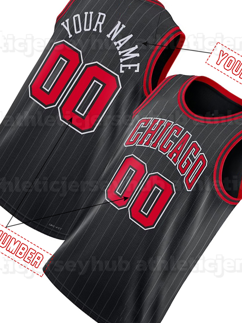 Custom Basketball Jerseys 2025-26 City Basketball Jerseys Coby White Patrick Williams Nikola Vucevic Ayo Dosunmu Josh Giddey Matas Buzelis