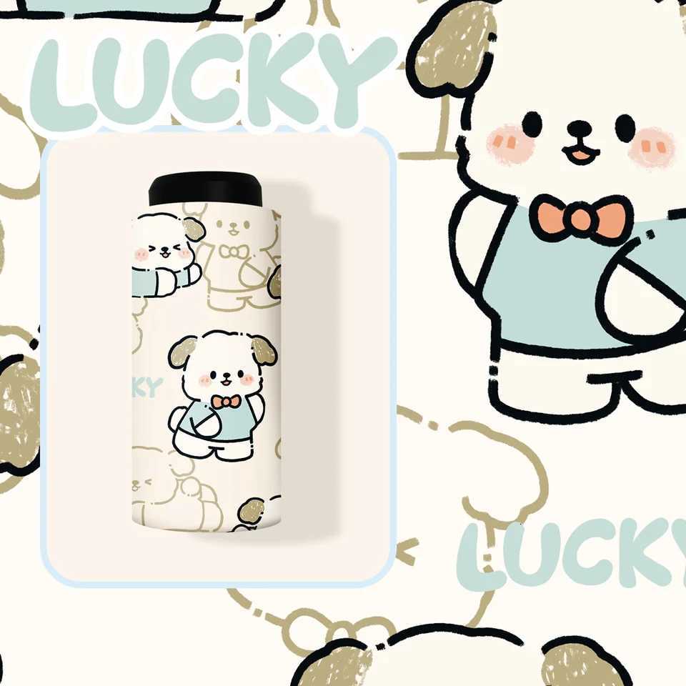 Playful Begging Dog Auto Umbrella - Heavy Duty Black Lining UPF 50 Sun Parasol 8 Fiberglass Ribs Windproof 3-Fold Compact Dig C251117