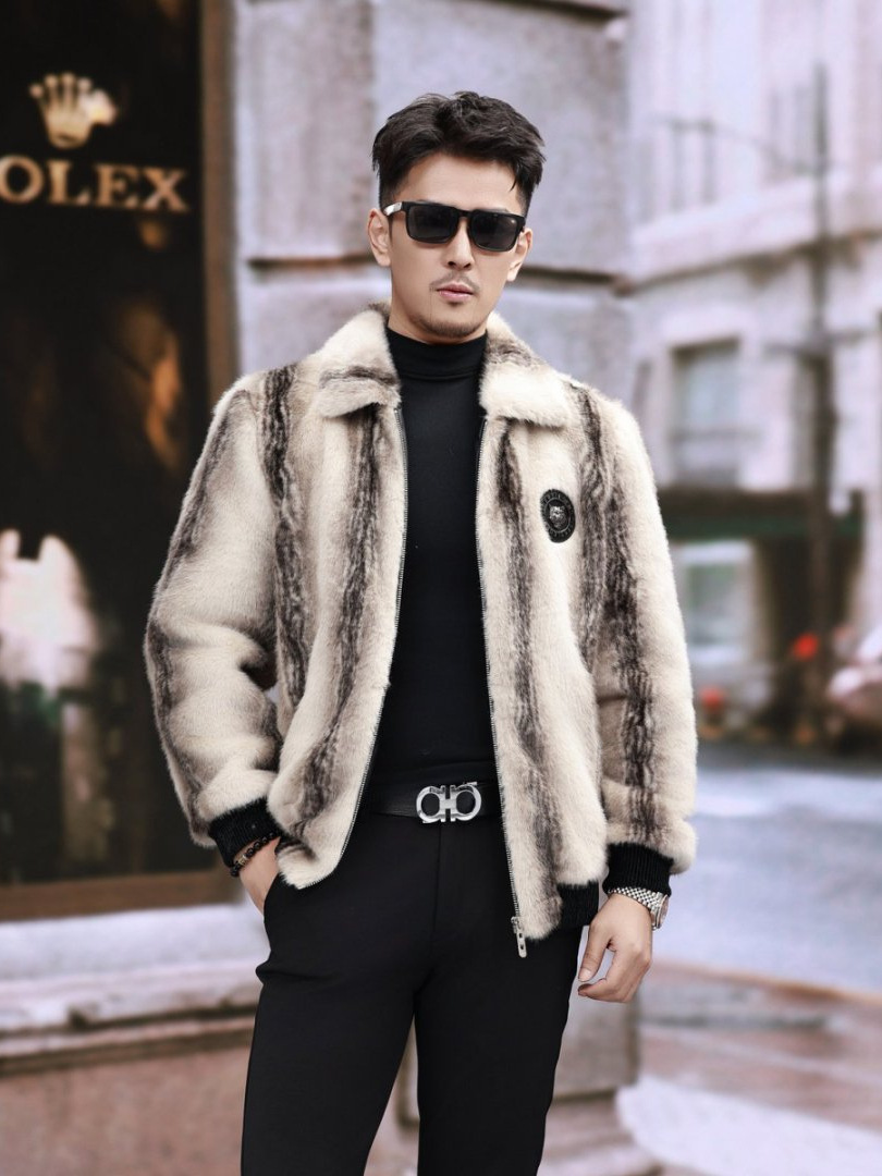 Men's Jackets R10208 Fashion Coats & 2024 Runway Luxury European Design Party Style Clothing
