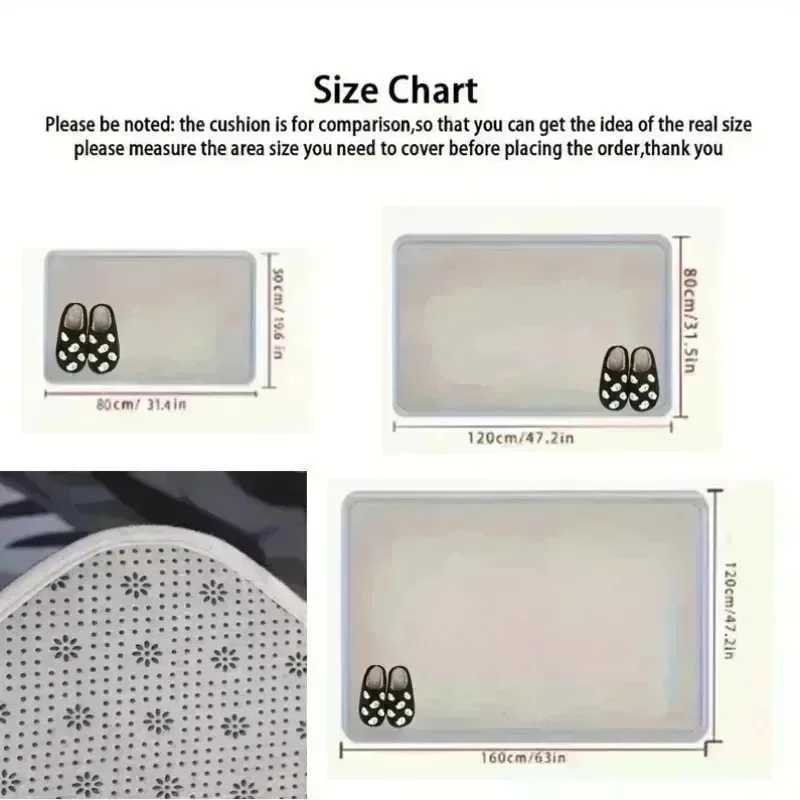 Christmas Bell Rug Red Festive Carpet Elegant Holiday Merry Christmas Floor Mat for Winter and Xmas DecorationM251117