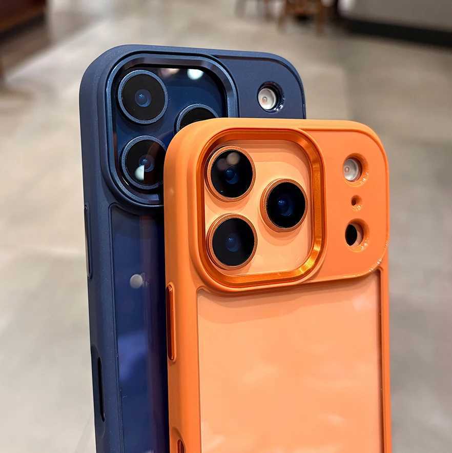 New Luxury Phone Case for iPhone 17 16 15 14 13 Pro Max Plus 17Pro Acrylic PC Hard Shockproof Cover for iPhone 17Air J251202