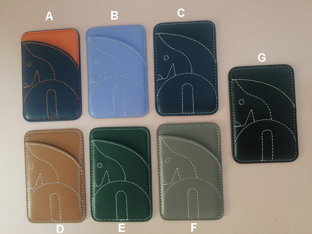 Multicolor Mage Safe Holder Magnetic Back Sticker Compatible with Ap 15/16/17 Series ID Card Storage Bag