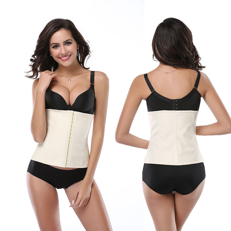 Latex Waist Trainer Corset Cincher Slimming Belt 3 Layer with 9 Steel Bones Tummy Control Belt Shapewear Body Shapers For Women Postartum Belly Band