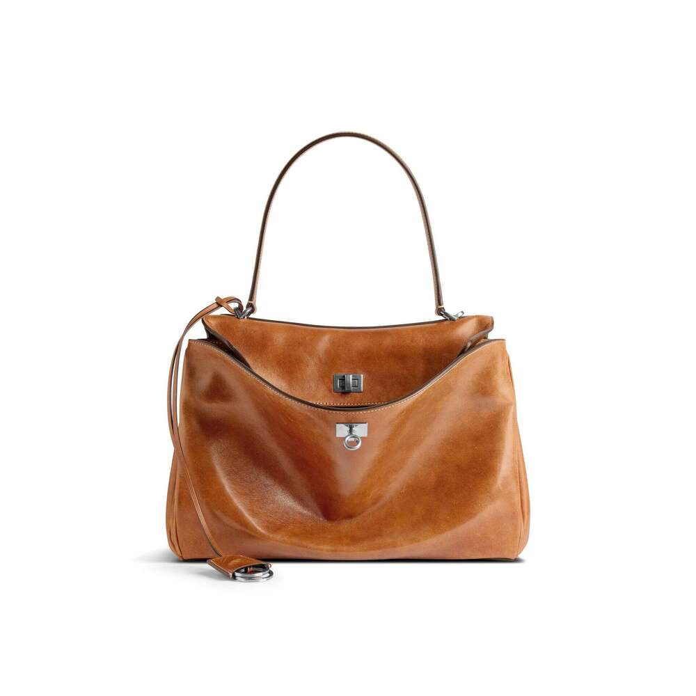 B Home Rodeo New Brown Tote Fashion Old Money Style Handbag Leather Kelly Bag Women