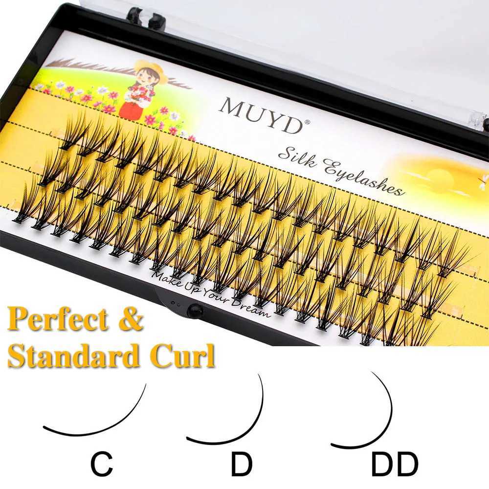Super Bunch 20D/30D/40D/50D 60 Bundles Mink Eyelashes Extension Natural Volume Fake Lashes Individual Cluster Makeup Tools CiliaT251117
