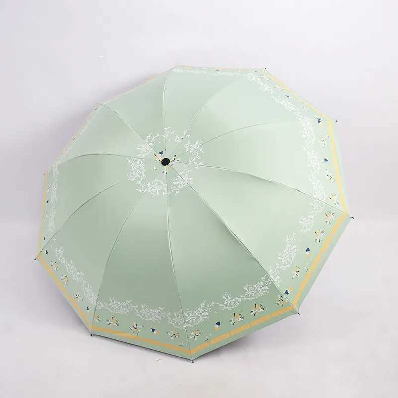 High-End Stylish Foldable Umbrella Windproof UV-Protective Rainproof Large Canopy Ideal for Daily Use and Gifts C251117