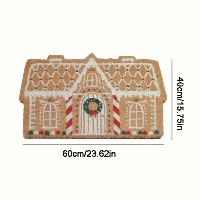 Christmas Door Mat Indoor Home Decoration Entryway Christma Carpet Festive Design Machine Washable Soft Texture Holiday DoormatM251117