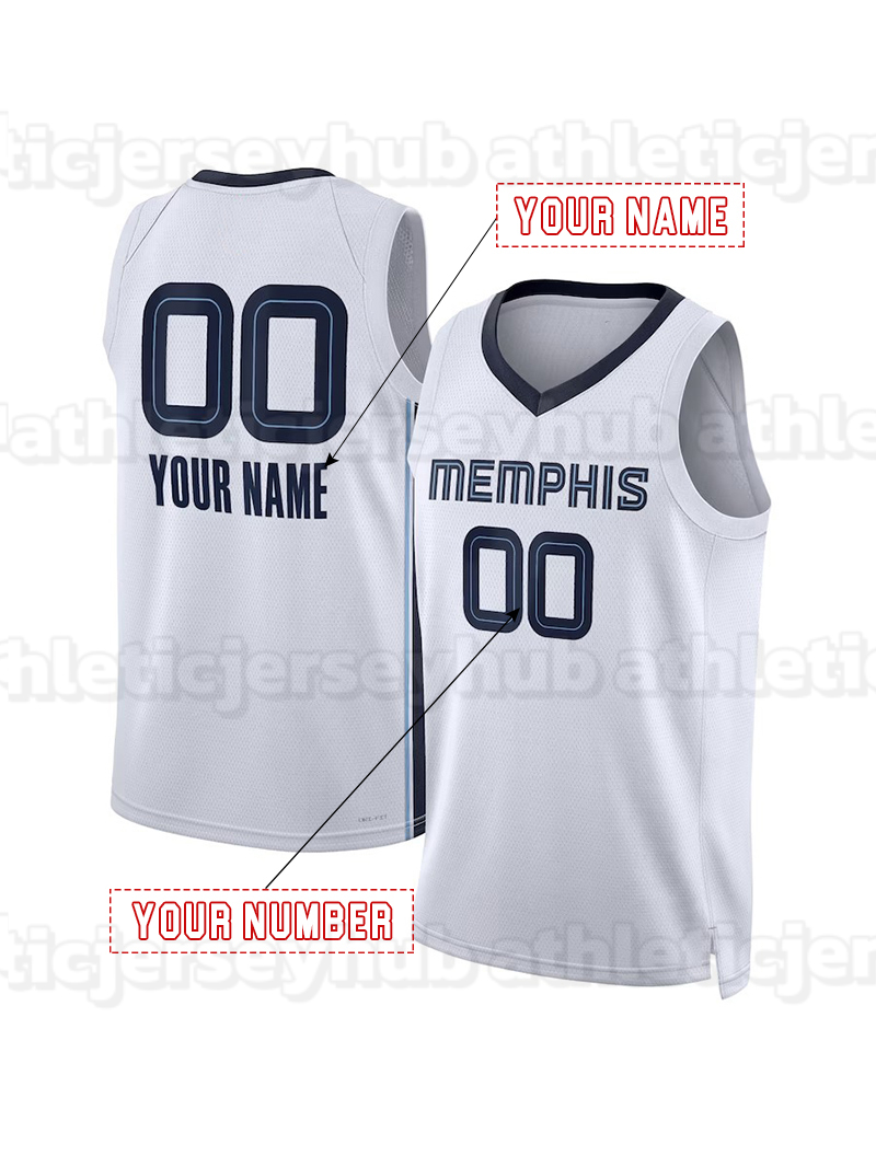 2024/25 City Edition Basketball Jersey Morant Edey Jackson Jr. Bane Custom Jerseys Sweatshirt - Embroidered