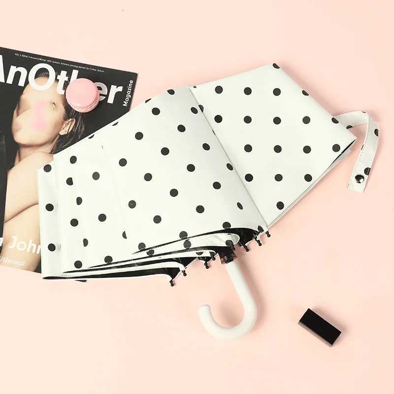 U-shaped handle Pocket Umbrella Anti UV Paraguas Sun Umbrella Rain Windproof 3 Folding Portable Umbrellas for Women C251117