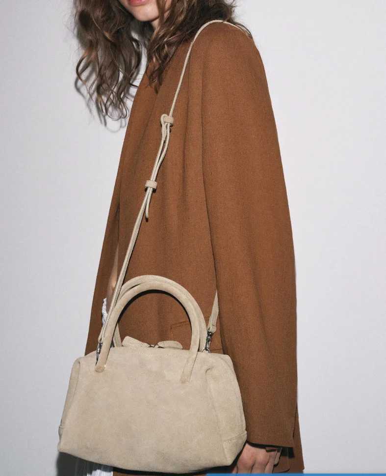 WOMENS SUEDE BOWLING BAG New Fashion Handbag Purse For Women Luxury Designer Croosbody Boston Bag for Ladies Small Totes sacsW251115