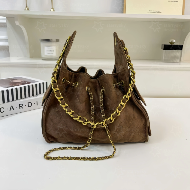 mirror quality 25 hobo bag 25c handbag designer bag master medium tote bag with drawstring women clutch chain shoulder