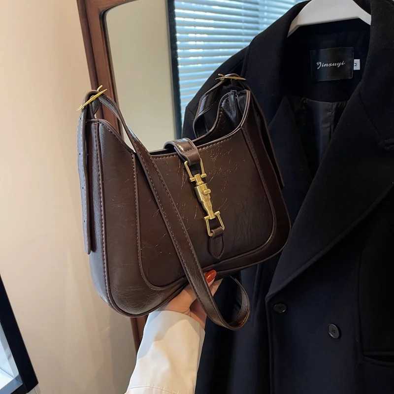 High-end style bag designer womens bag - 2025 new vintage luxury crossbody bag versatile single shoulder strap bagW251117