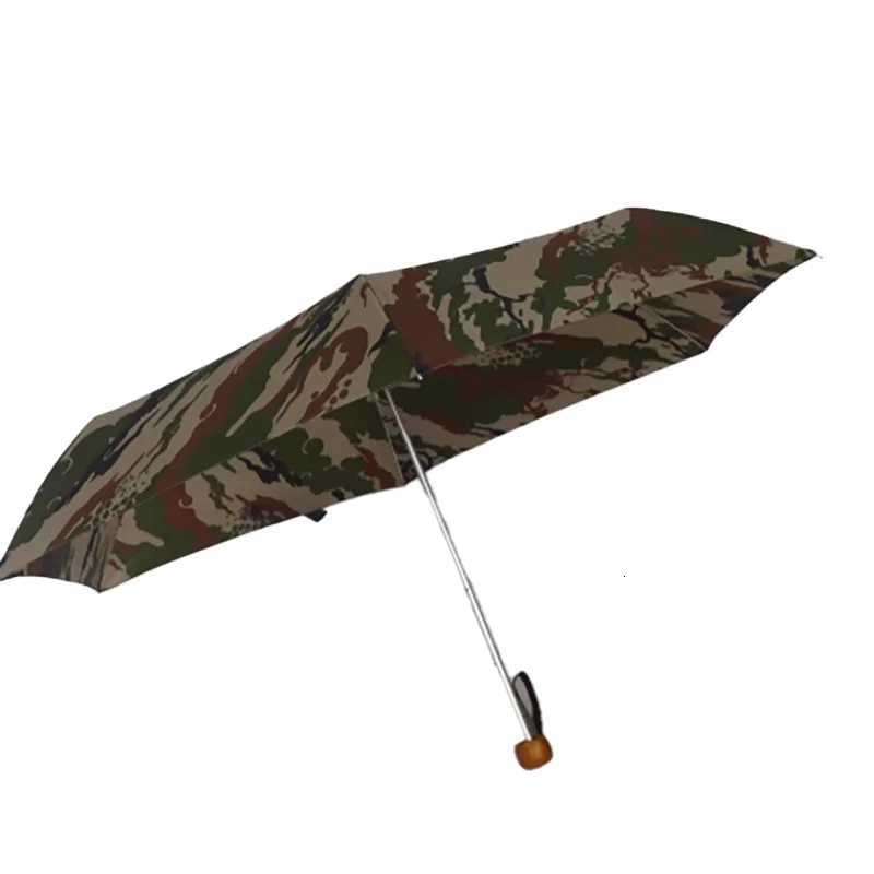 98cm Military Camo Umbrella Green Camouflage Automatic Windproof Multi style Three folding Cool Design Terrace Folding Umbrella C251117