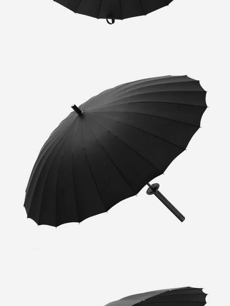 Creative mens long handle warrior umbrella windproof sunshade rainproof advertising cartoon umbrella C251117