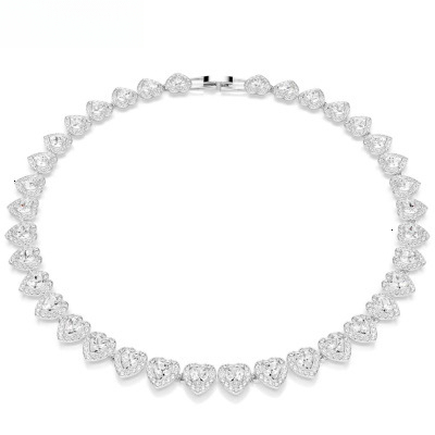 Free Shipping Of Designer Bracelets Shijia Roman Luxury Jewelry Una Series Necklace Set Crystal Inlaid Round Cut Dazzling Charm Bracelet Niche