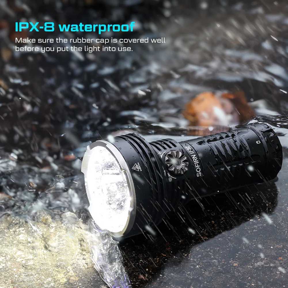 Sofirn IF30 LUMINUS SFT40 LED Flashlight Powerful 12000lm 32650 Battery Lanterna USB C Rechargeable Torch Outdoor Camping Light M251117