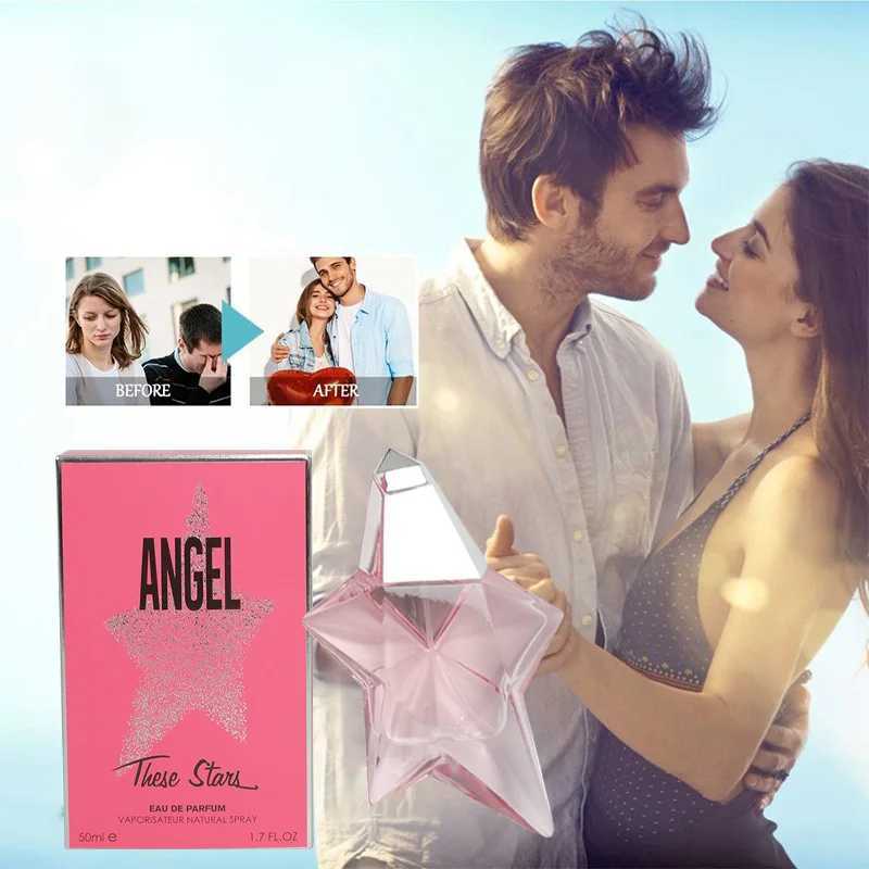 Angel Eau De Parfum Refillable Spray Standing Star 50ml New Muler Pheromone Elegant Charm Natural Vitality Perfume SprayW251117