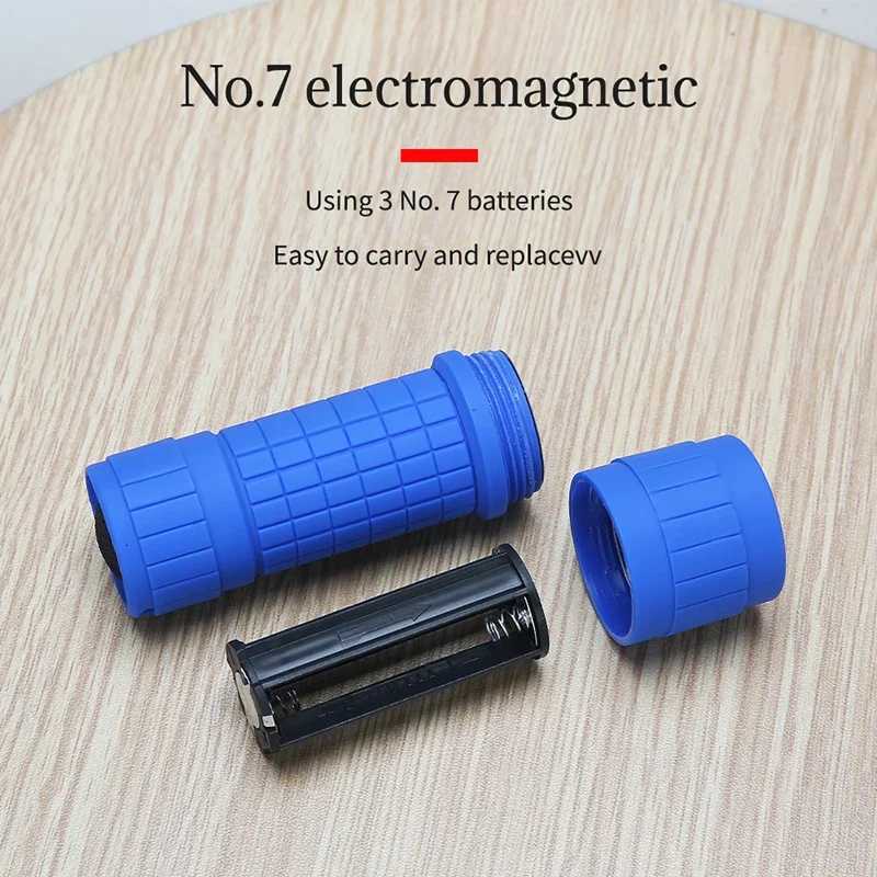 Mini Torch 9 LED Flashlight For Children Adult Aluminum Alloy Night Fishing LED Torch with Lanyard Outdoor Camping Light M251117