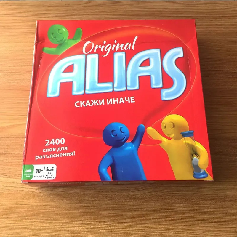 Russian ALIAS card board game family interactive puzzle childrens game chess educational toys 250403
