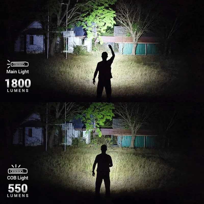 Sofirn IF24 PRO RGB Flashlight 18650 Rechargeable SFT40 1800lm Buck driver Flood Spot with Magnetic M251117