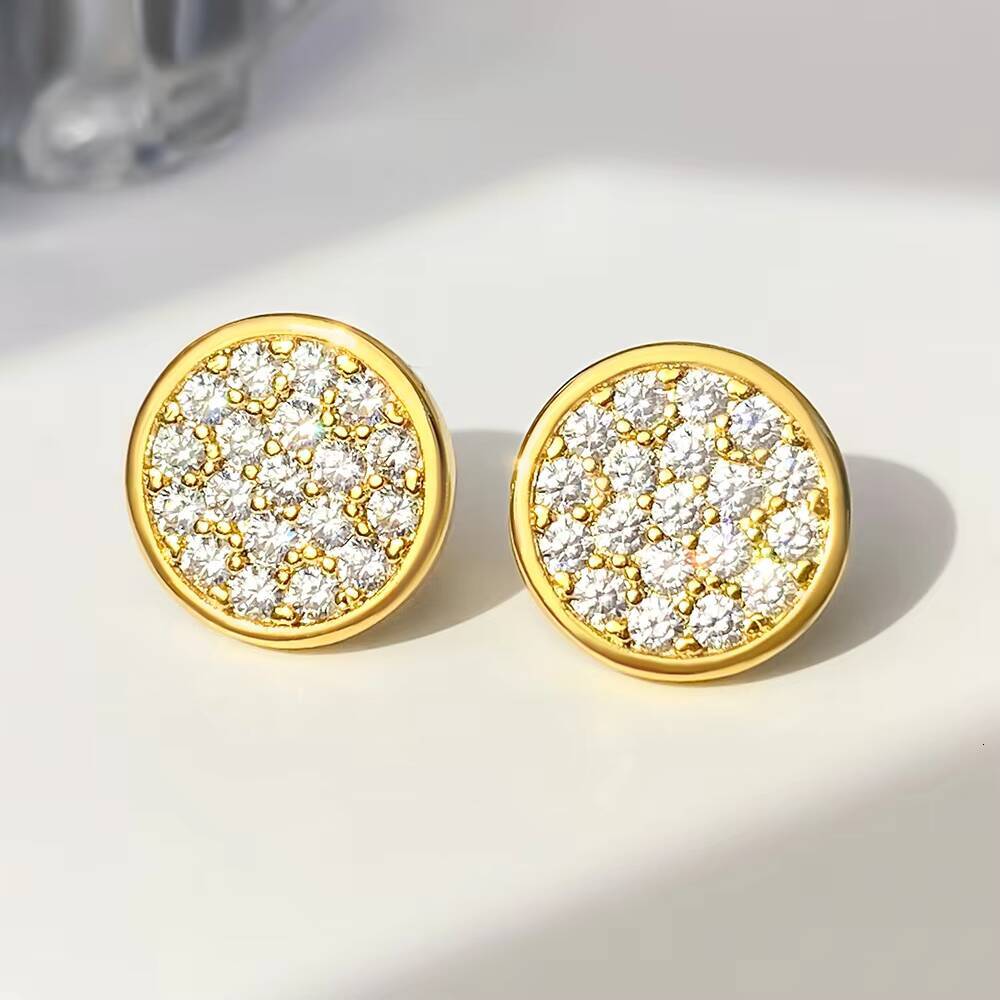 925 Sterling Silver Halo Stud Earrings 15ct Simulated Diamond Luxury Hypoallergenic Jewelry Gift for Women Featuring Zircon