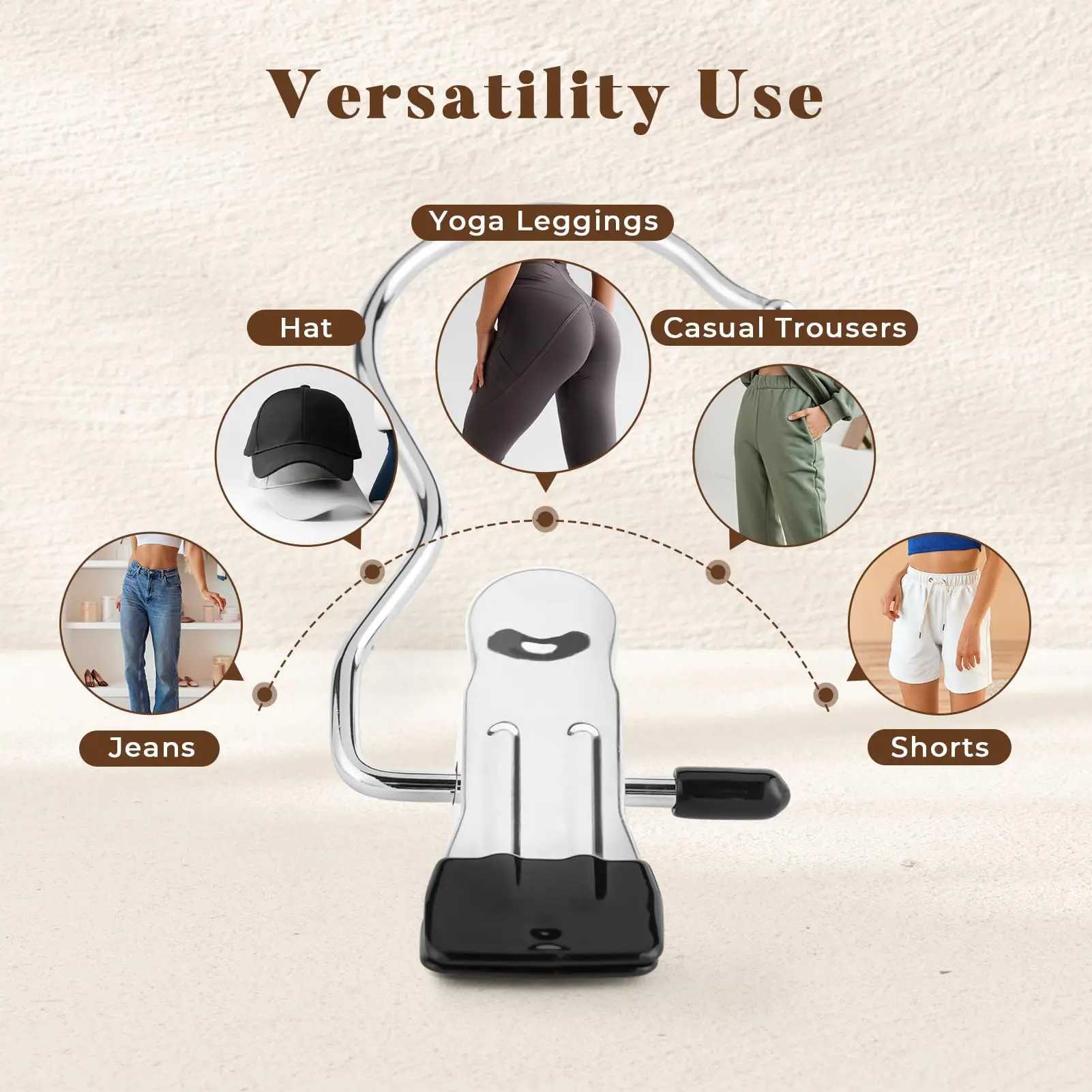 Pant Hangers with Clips Leggings Hangers for Closet Shorts Hangers with Clips Clothes Hangers with Clips Skirt Hangers for Women C251117