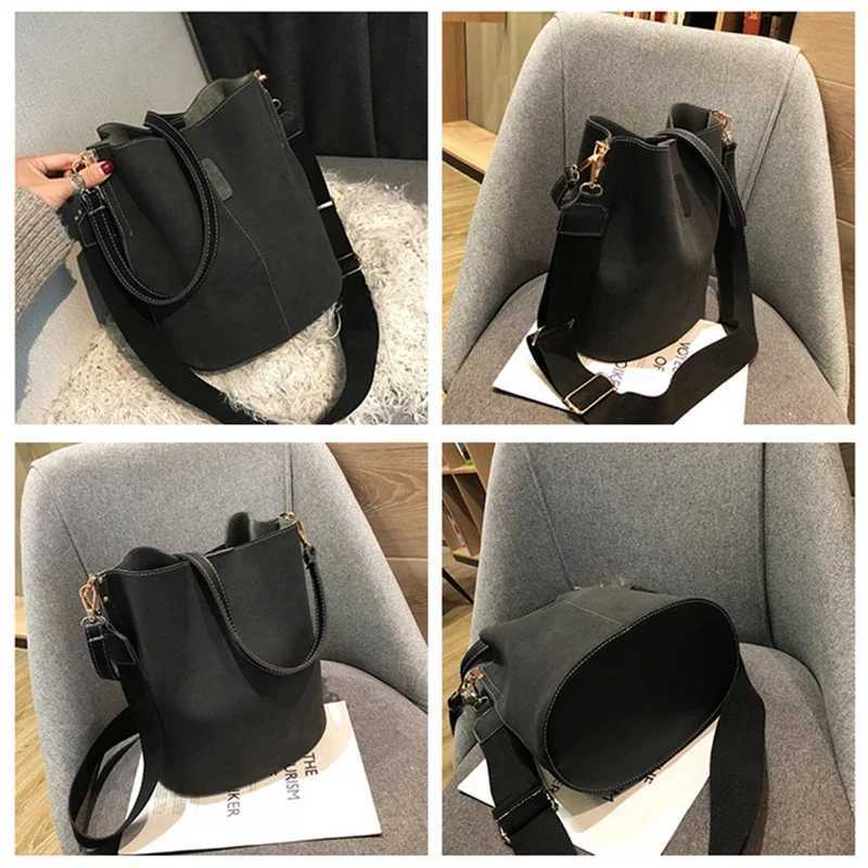 New Arrival Designer handbag womens bucket bag PU leather shoulder large capacity cross body bag womens high-quality new handbag Z250417