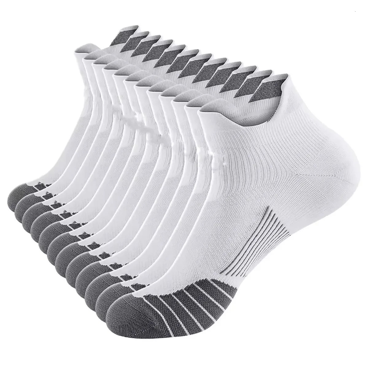Ankle Compression Sock for Men and Women 6 Pairs Low Cut Compression Running Sock with Ankle Support 251114