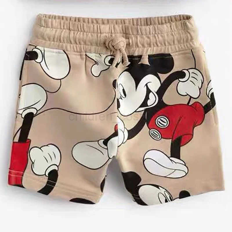 Disney Kids Boy Boutique Outfits Mickey Mouse Summer Clothes for Boys Clothing Sets Toddler Boy Tracksuit Little Boy Set T Shirt+Shorts W20250417