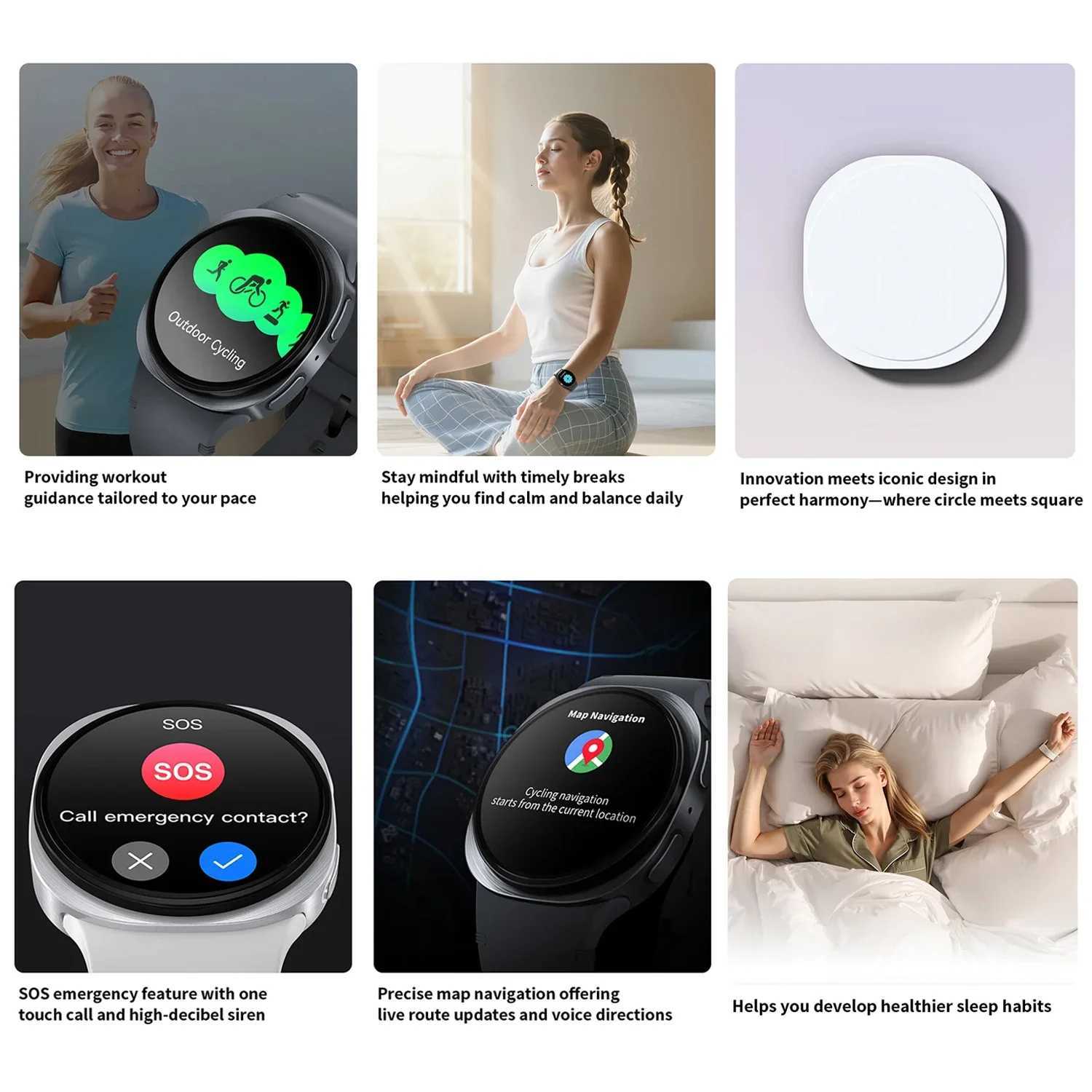 2025 New Watches 8 GPS Track Smartwatch For Man Women Health Sport AMOLED Heart Rate NFC Call Waterproof Smart WatchM251117