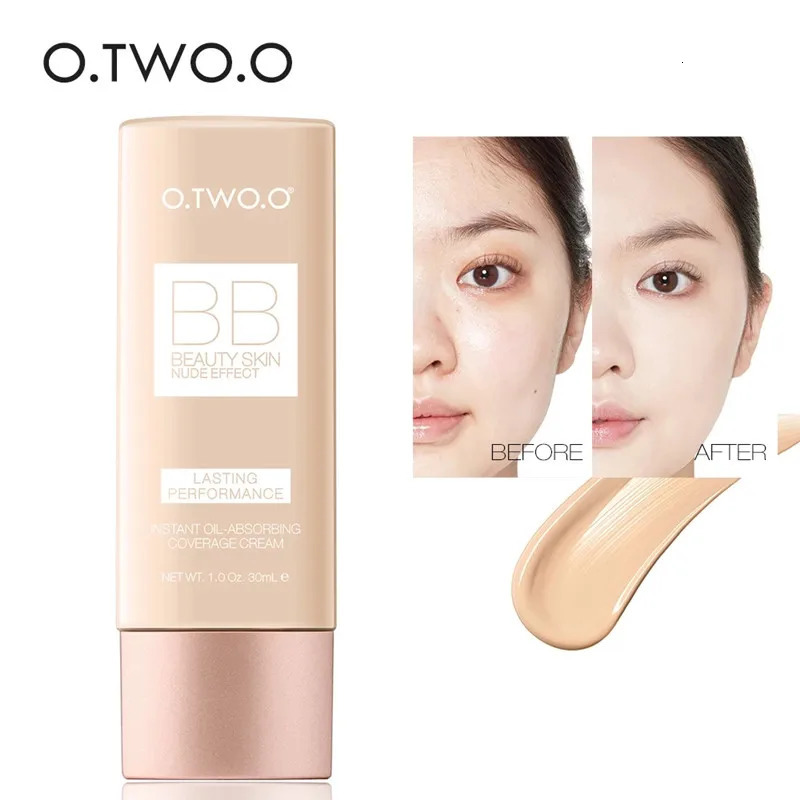 O.Two.O of them Makeup Base BB Cream Natural Waterproof Liquid Basic Professional White Cosmetics X251023