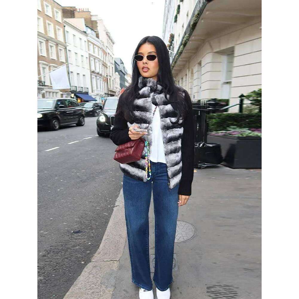 Women's Stand Collar Full Sleeve Faux Fur Solid Zipper Female Jackets 2025 Autumn Fashion Chic Cozy Lady Outwears Winter Puffer Jacket Women