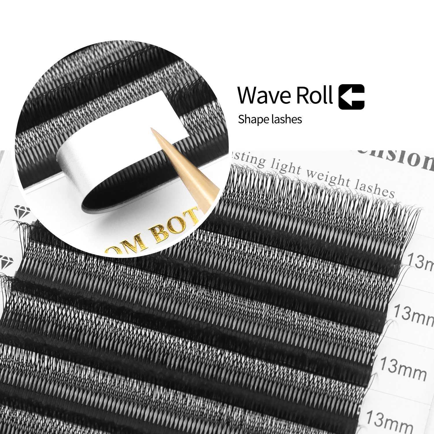 XIUSUZAKI U Shape 5DW Lashes Extensions Matte Black U 5DW Eyelash Extensions Premade Fans Volume False Lashes Mink EyelashesT251117