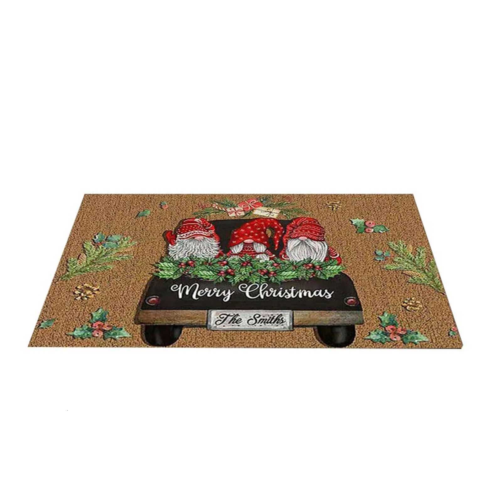 Christmas Floor Mat Merry Christmas Decoration Entrance Doormat Bedroom Bath Toilet Anti Slip Carpet for Home New Year Gift 2026M251117