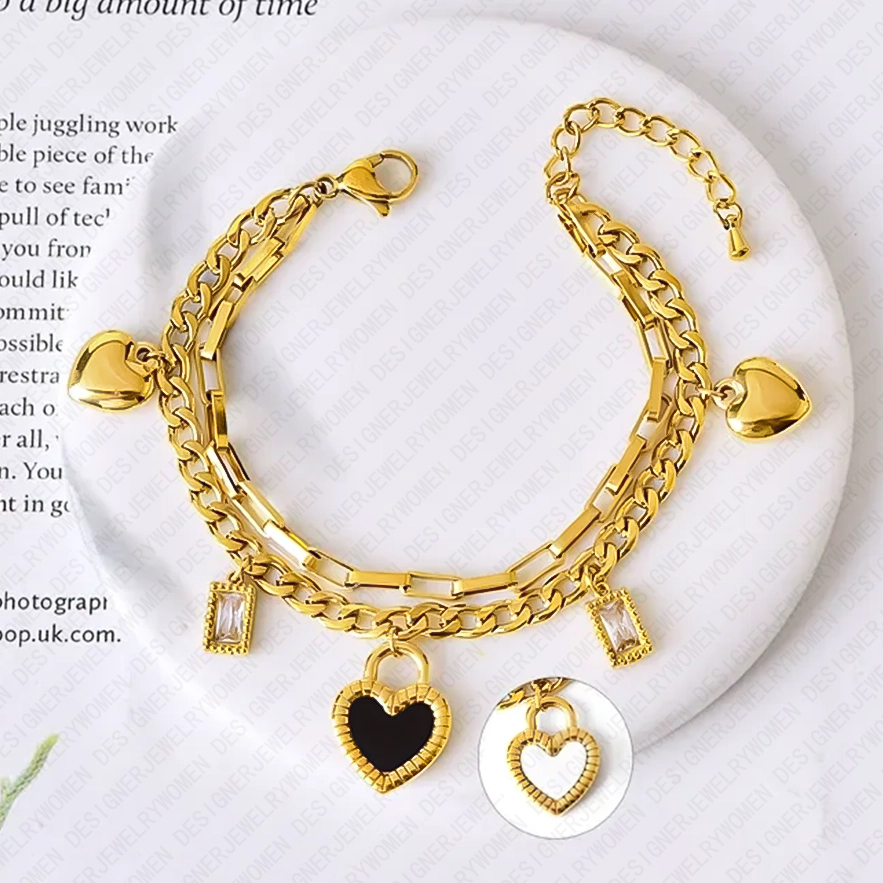 Designer Bracelet Bracelet for Women Shell Butterfly Bangle Pendant Chain Flower Bangles Luxury Jewlery Designer for Women Elegant Timeless Gift Premi