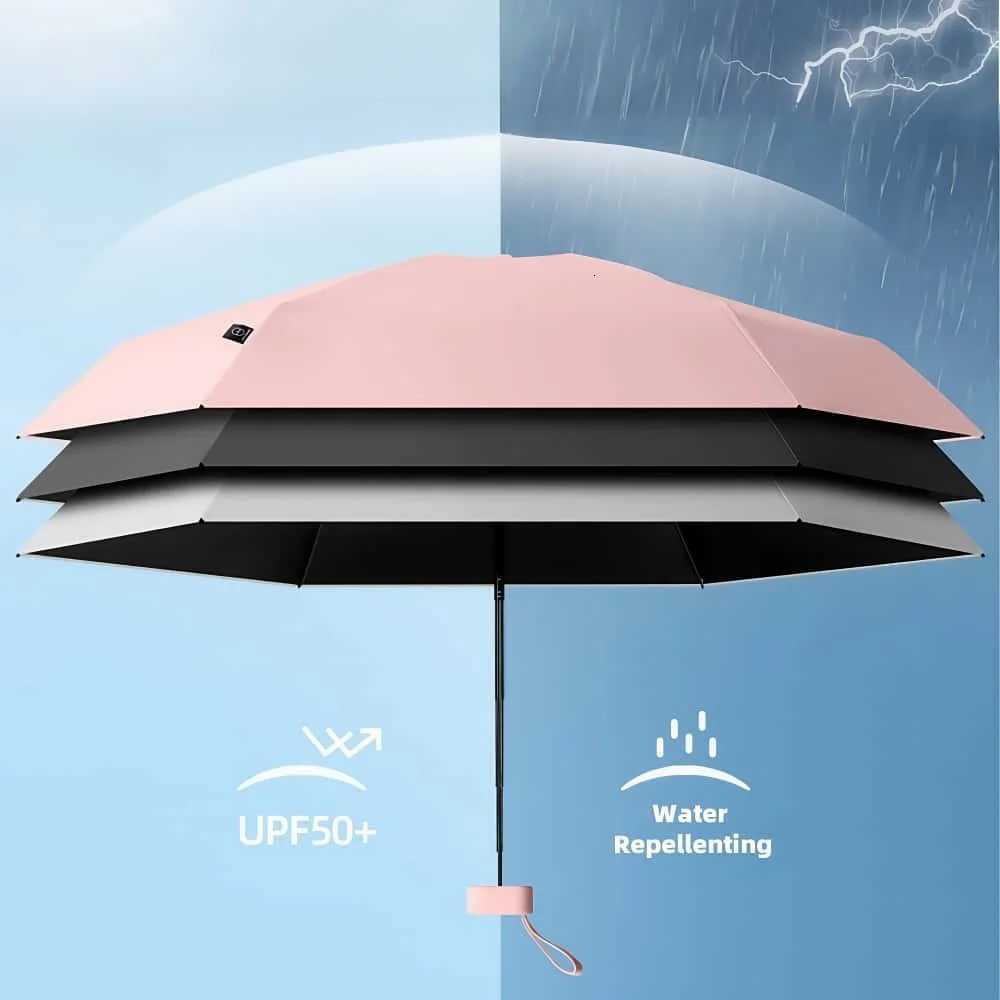 Mini Sun Umbrella Pocket Rain Umbrella Sunny and Rainy Dualuse Rainproof Sun Protection Outdoor Portable Parasol Umbrella C251117