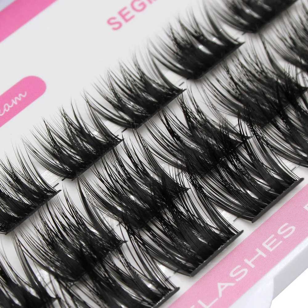 High quality personal eyelashes loose segmented extension false eyelashes mink fluffy soft false eyelashes DIYT251117