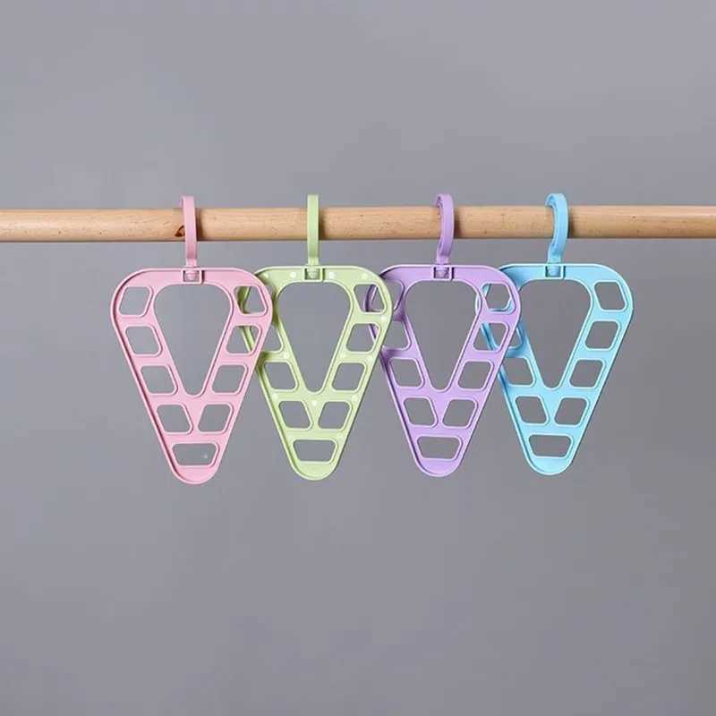 New 9-Hole Space-saving Magic Clothes Hanger Closet Organizer Multi-functional 360 Rotating Magic Hanger Drying Racks C251117