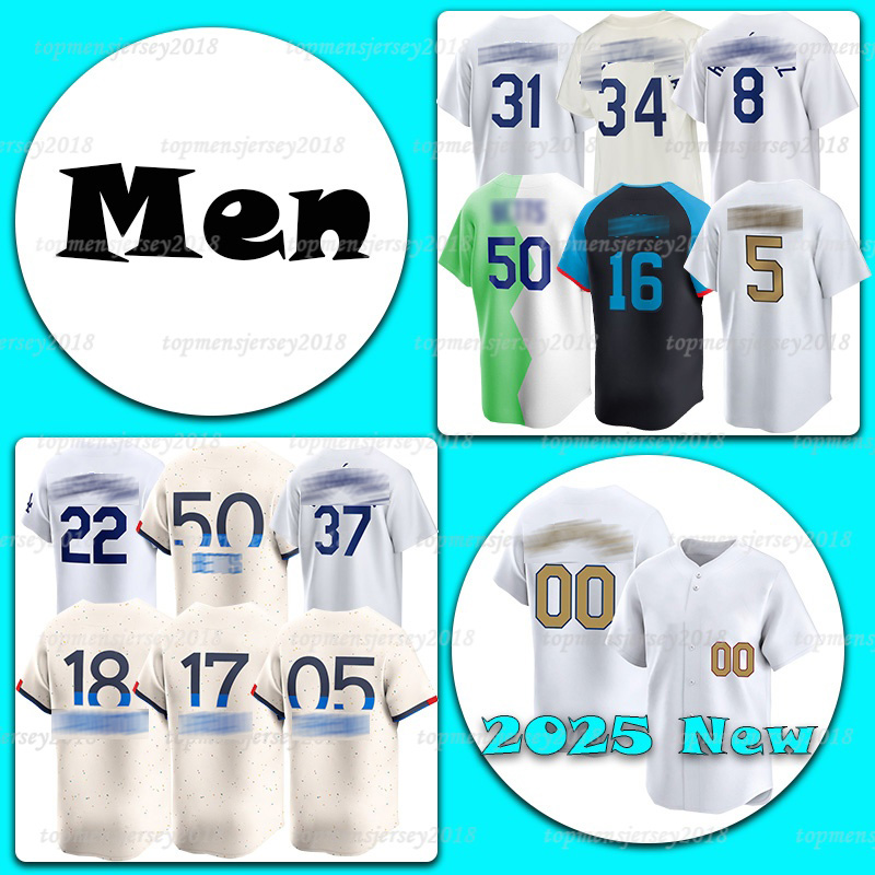 5 Freddie Freeman Baseball Jersey 5 Freddie Freeman Los Angeleses 50 Mookie Betts 18 Yoshinobu Yamamoto Dodgers 22 Clayton Kershaws 8 Enrique Hernandez 16 Will Smith