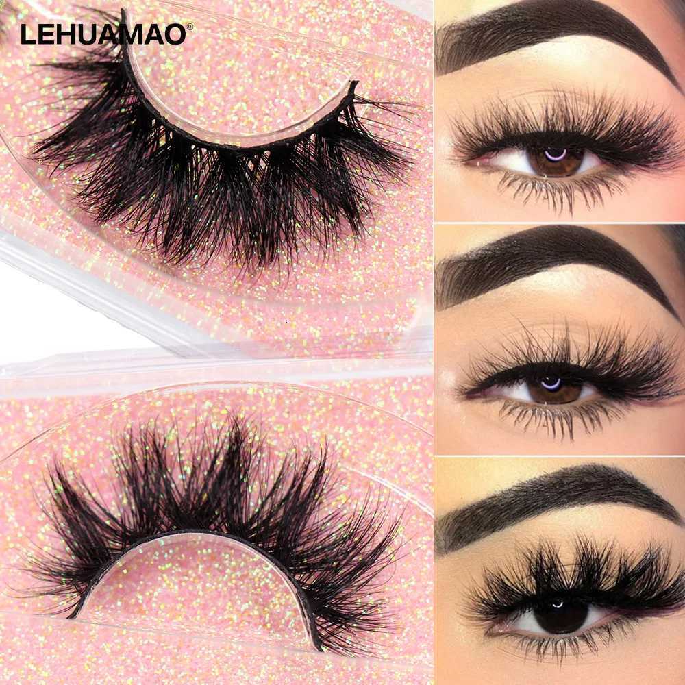 16mm-18mm Mink Eyelashes Long Lasting Mink Lashes Natural Dramatic Volume Eyelashes Extension Thick Long 3D False EyelashesT251117