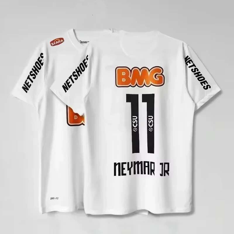 Classic Santossi Football Jerseys Vintage Train Printed Little Neymar Soccer Adults Women T Shirt Unisex Tshirt Top