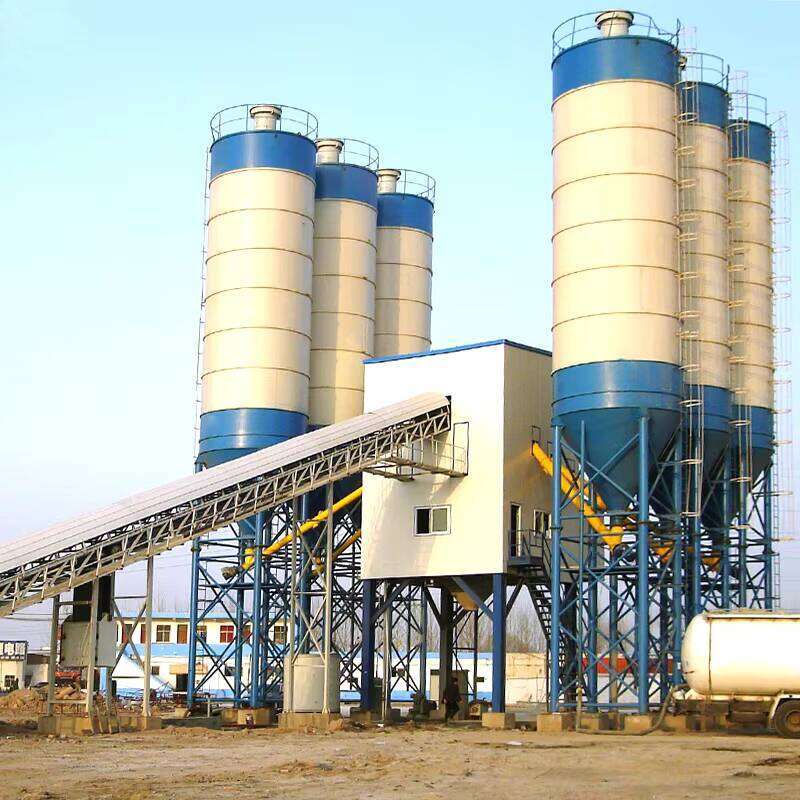 Fixed Concrete Plant New Price Drawing Stationary Ready Mixed Concrete Batching Mixing Plant for Sale