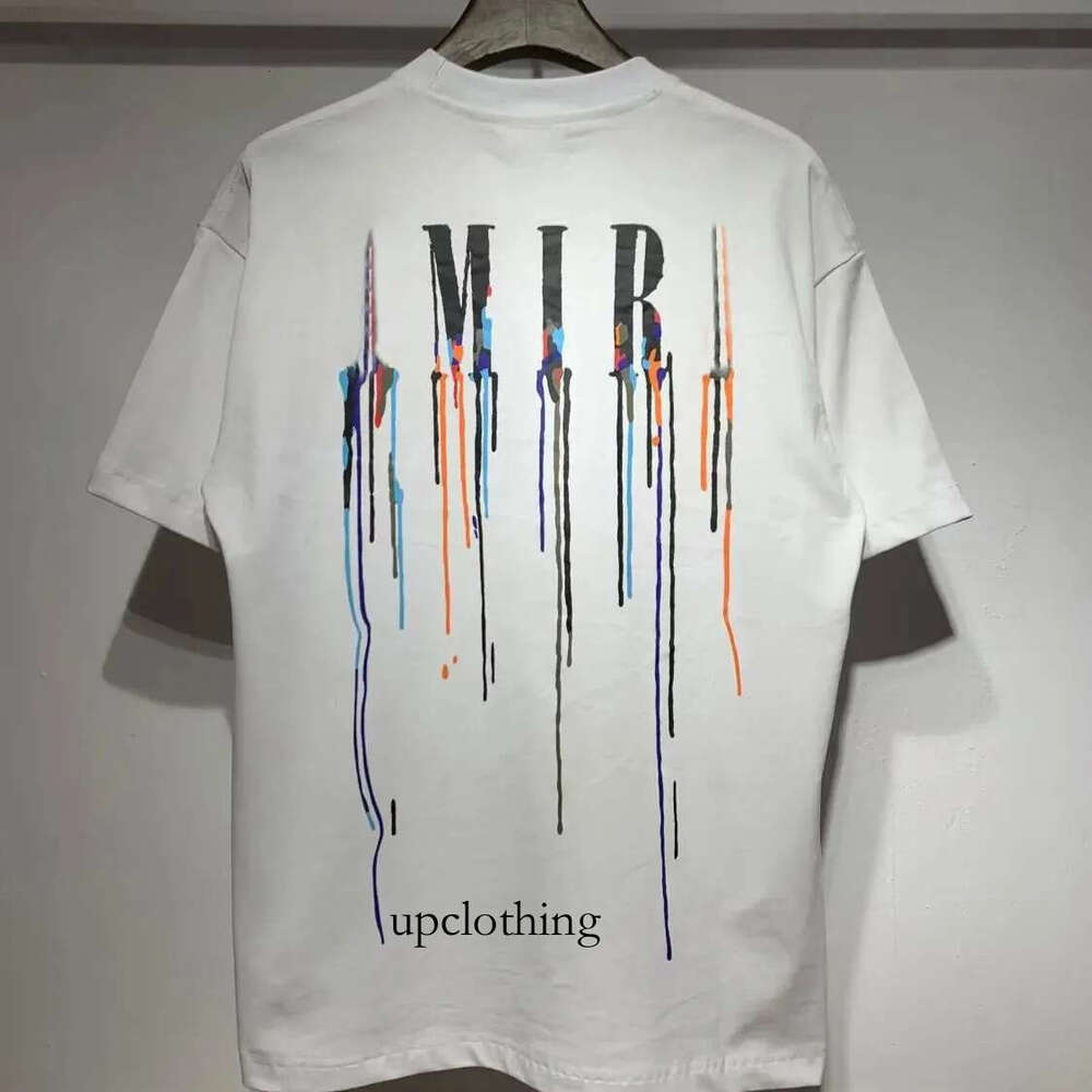 Fashion Designer Mens Amirjean T Shirts Printed Man T-Shirt Cotton Casual Tees Short Sleeve Hip Hop Streetwear Tshirts Amily Rilies C26