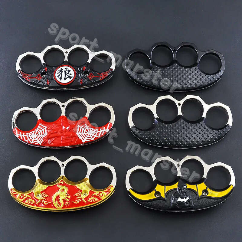 Brass Knuckle Duster with Thickened Design - Secure Grip for Self-defense and Emergency Use