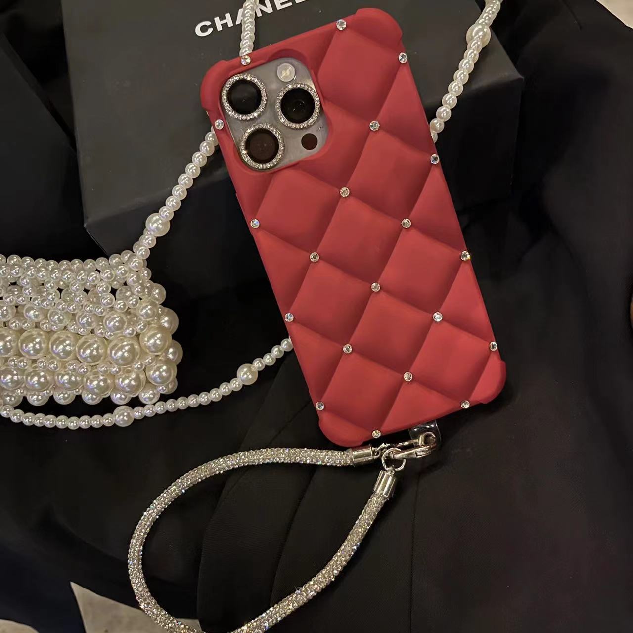 Diamond Grid Phone Case Compatible with iPhone 17 Pro Max High-end Protective Cover iPhone16