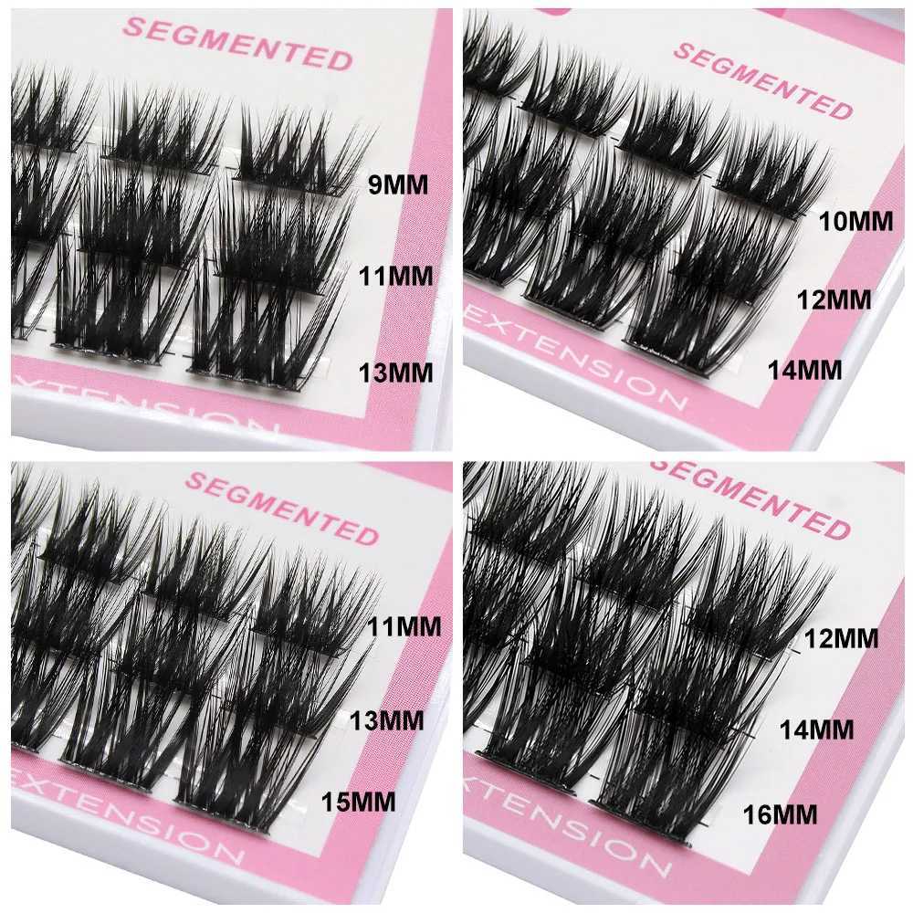 High quality personal eyelashes loose segmented extension false eyelashes mink fluffy soft false eyelashes DIYT251117