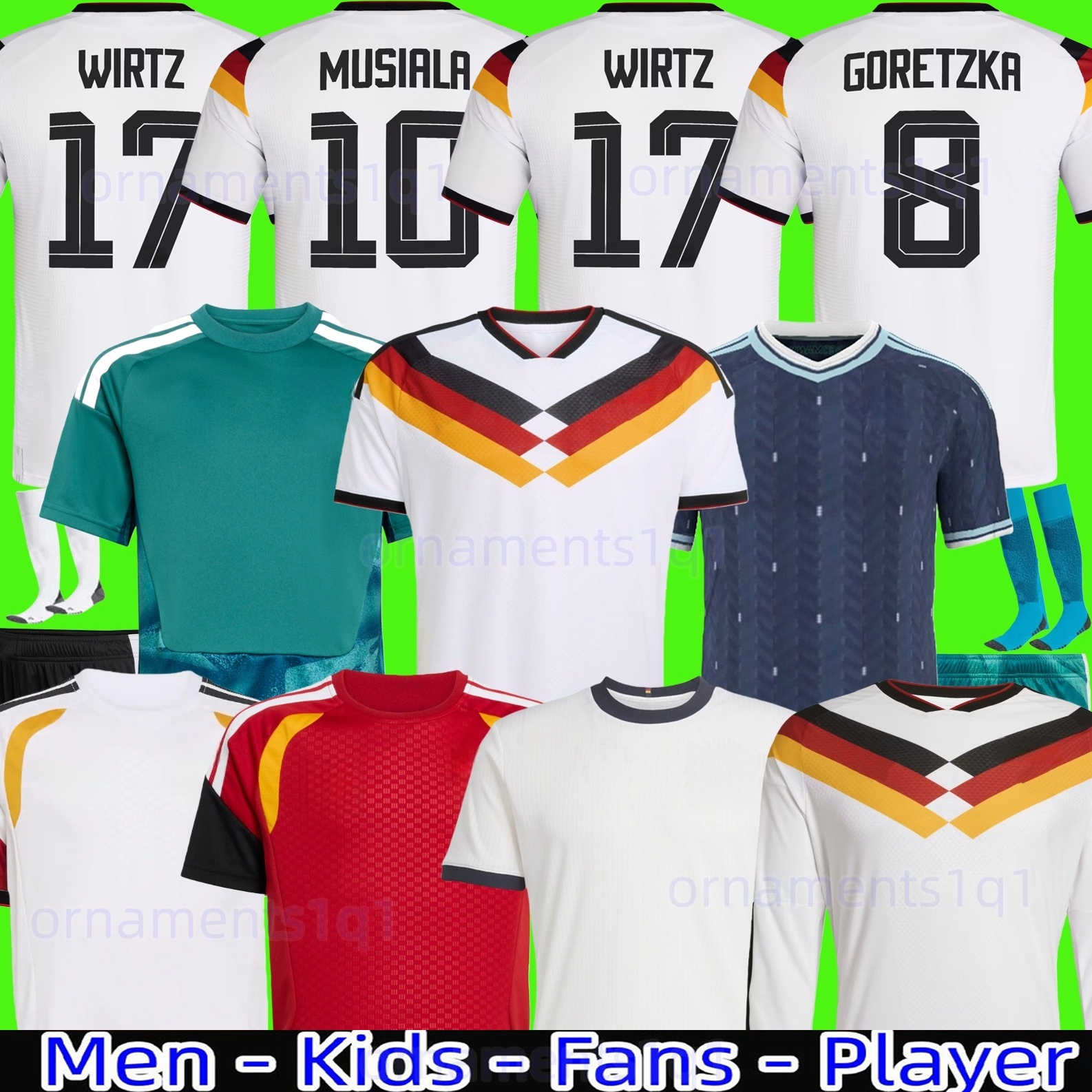 2026 World Cup 2025 football jersey Germanys woman Soccer Jerseys Player Version HUMMELS KROOS GNABRY MUSIALA MULLER HAVERTZ Whiteout Beckenbauer