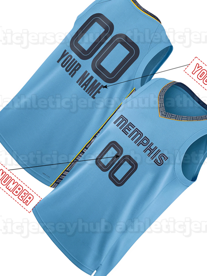 2025-26 City Basketball Jerseys Ja Morant Santi Aldama Charles Bassey Zach Edey Scotty Pippen Jr. Jaren Jackson Jr.