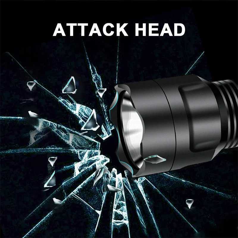 Super LED Flashlight 5 lighting modes L2 Led Torch for Night Riding Camping Hiking Hunting Indoor Activities Use 18650 M251117